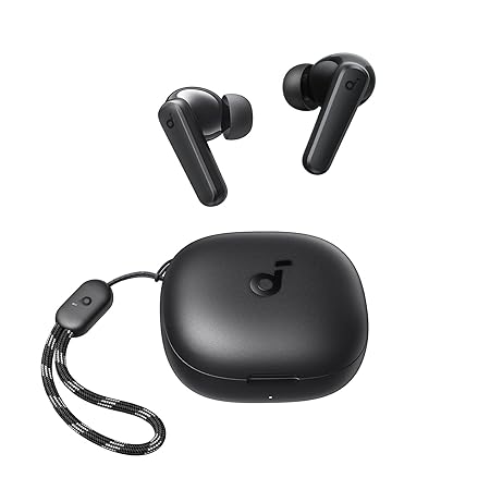 Soundcore by Anker R50i VI True Wireless Earbuds, 10mm Drivers with Big Bass, Bluetooth 5.3, 30H Long Playtime, Water-Resistant, 2 Mics for AI Clear Calls, 22 Preset EQs, Customization via App