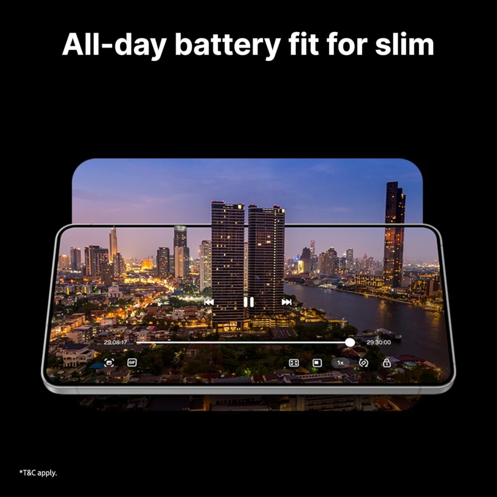 Samsung Galaxy S25 Edge 5G AI Smartphone (Titanium Silver, 12GB RAM, 512GB Storage) | Precision Built with Titanium | Ultra-Sleek and Premium with a 200 MP Camera | Snapdragon 8 Elite for Galaxy