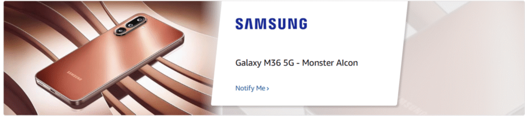 Samsung Galaxy M36 5G with 120Hz AMOLED, Exynos 1380, and 50MP OIS Camera Launched Under ₹20,000, 5000mAh Battery, and 4K Selfie Camera