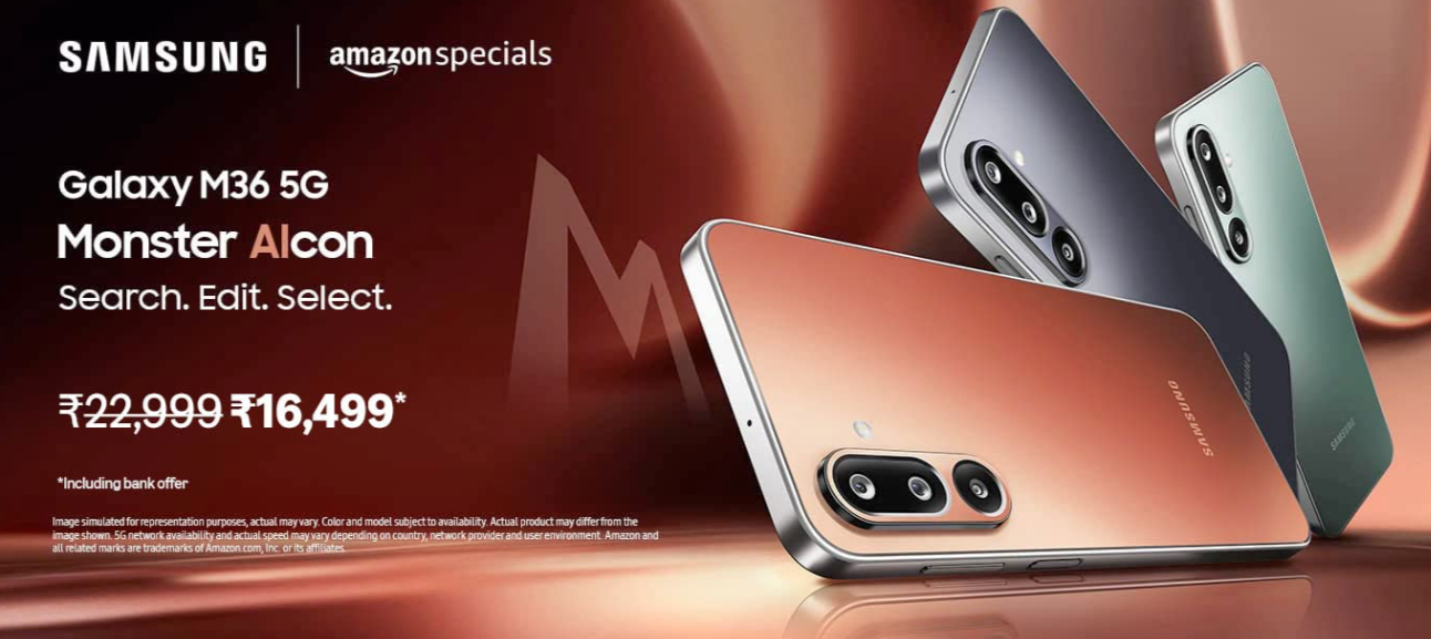 Samsung Galaxy M36 5G with 120Hz AMOLED, Exynos 1380, and 50MP OIS Camera Launched Under ₹20,000, 5000mAh Battery, and 4K Selfie Camera