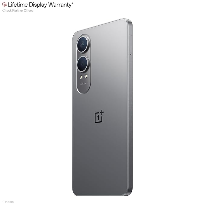 OnePlus Nord CE4 Lite 5G (Super Silver, 8GB RAM, 256GB Storage) | Lifetime Display Warranty | 5500 mAh Battery, 80W SUPERVOOC and Reverse Charging | 50MP Camera with OIS | 120Hz AMOLED Display