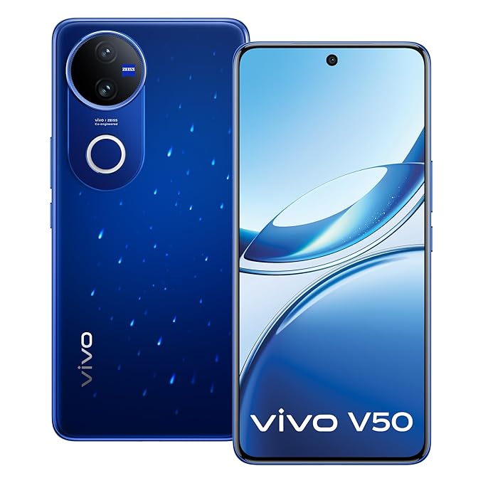 Vivo V50 5G (Starry Night, 12GB RAM, 512GB Storage) with No Cost EMI/Additional Exchange Offers