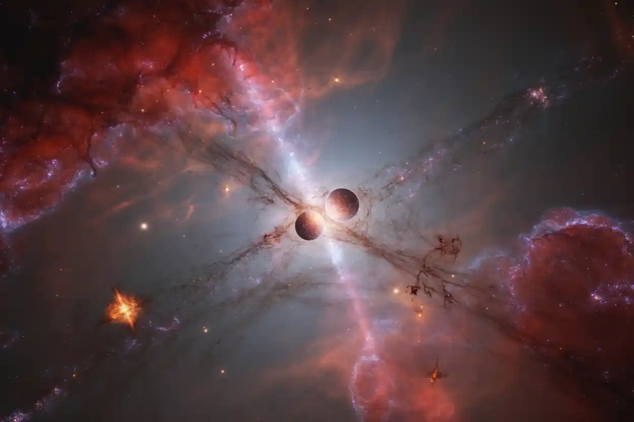 Hubble Discovers White Dwarf Merger with Mysterious Carbon Traces