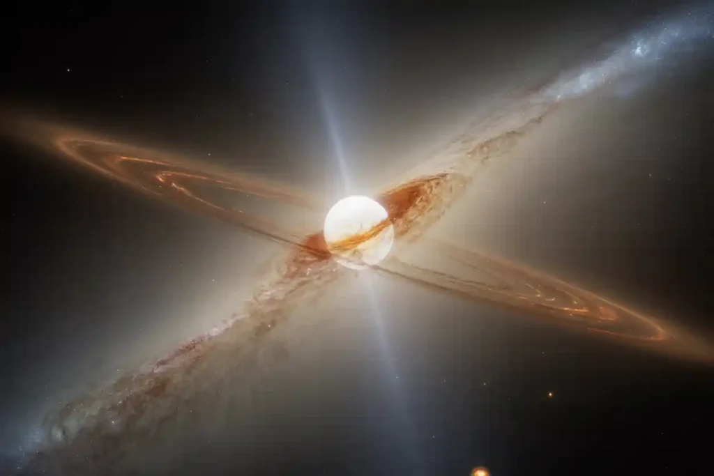 Hubble Discovers White Dwarf Merger with Mysterious Carbon Traces