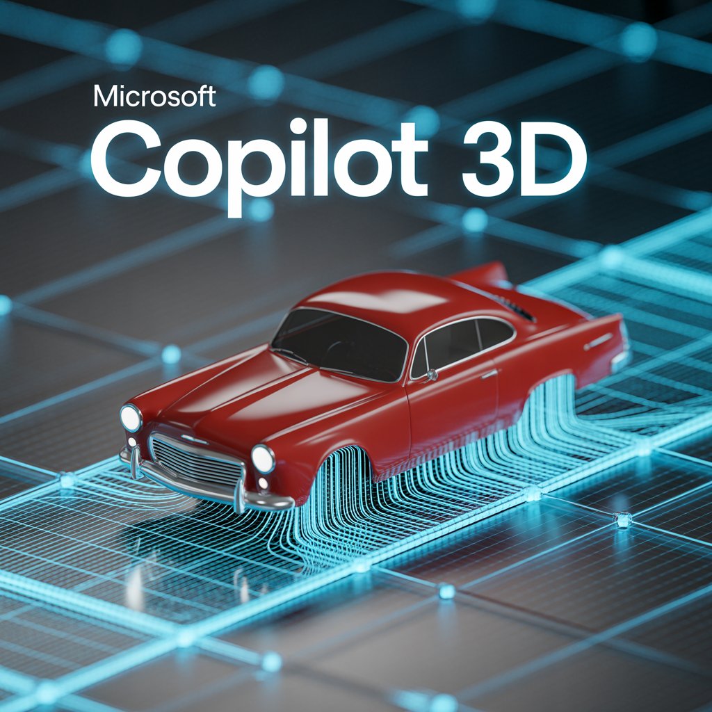 Microsoft’s New Copilot 3D—AI Tool Converts Images to 3D Models Instantly
