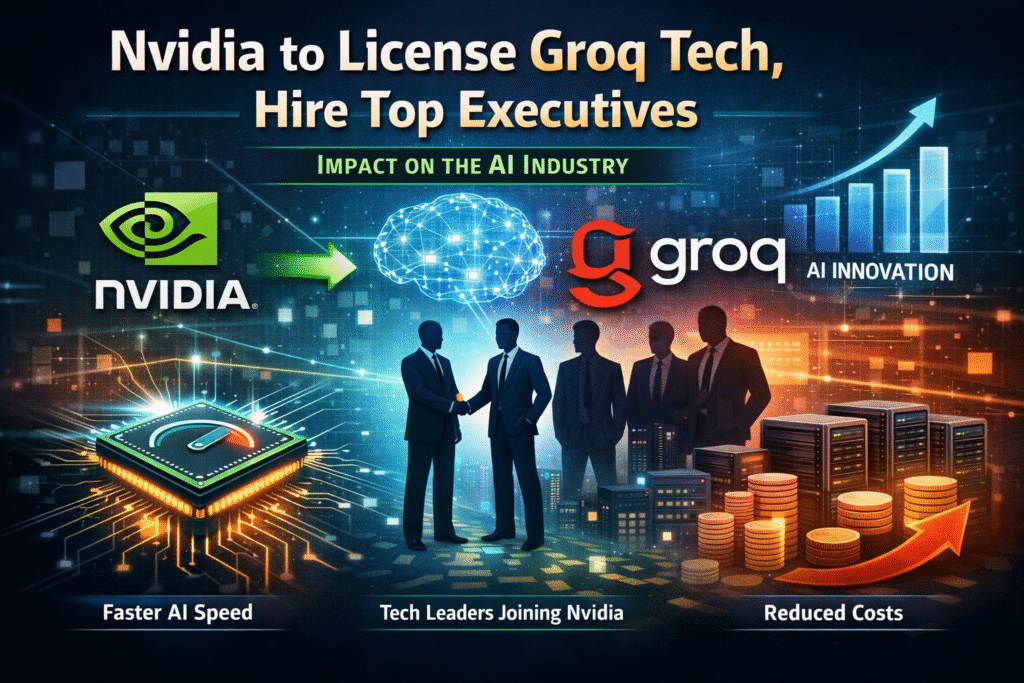 Nvidia to License Groq Tech, Hire Top Executives
