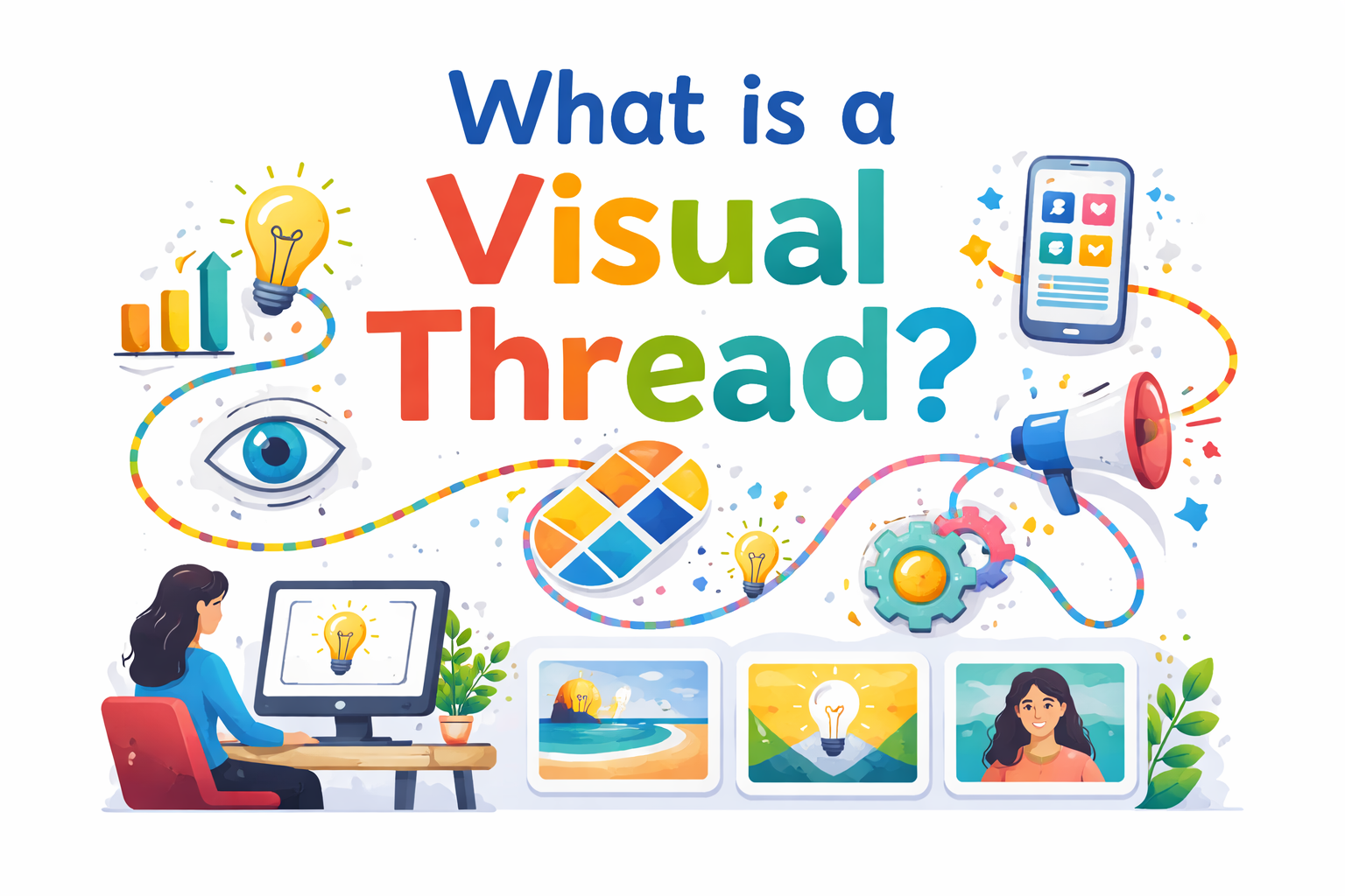 What is a visual thread?