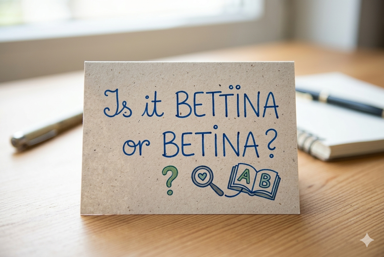 Is it Bettina or Betina